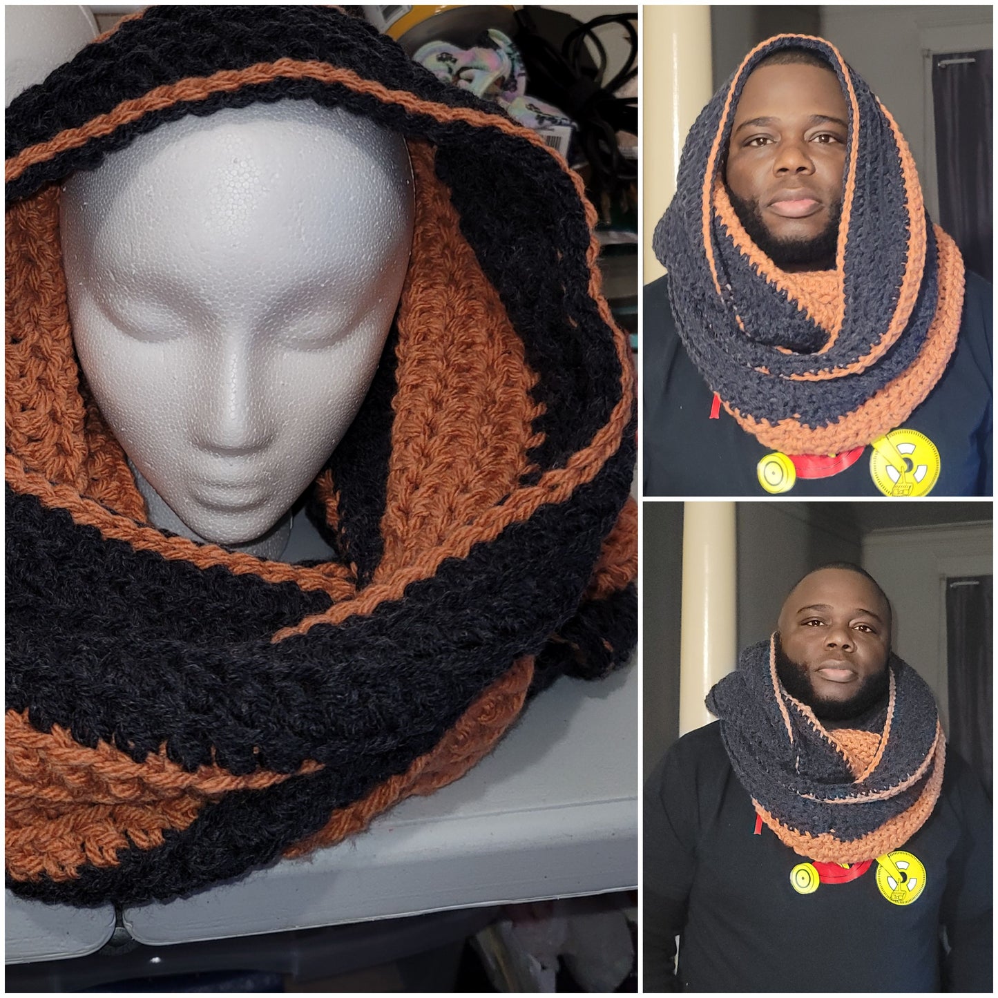 Oversized hooded cowl