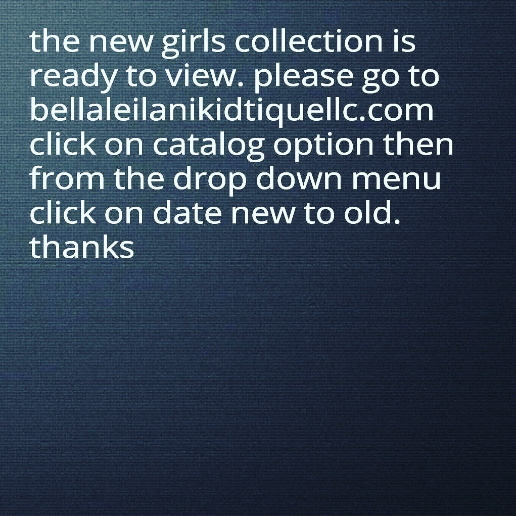 New girls collection