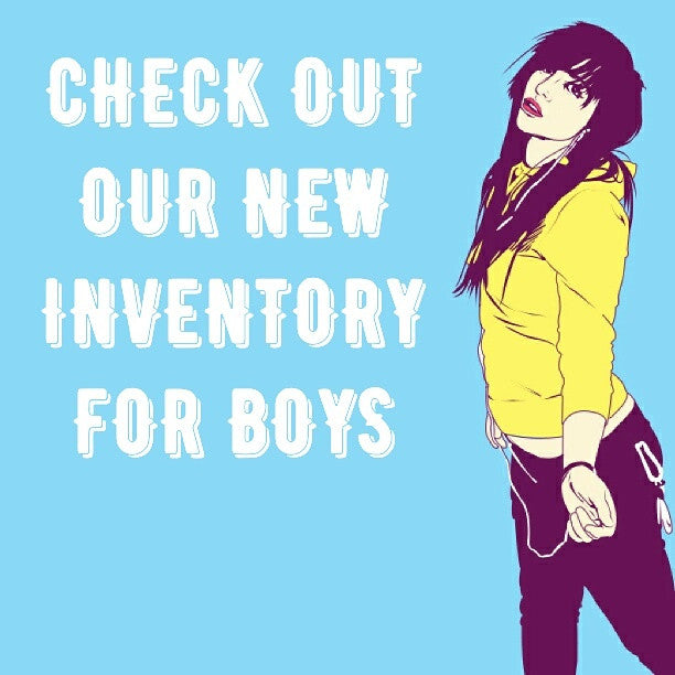 New boys inventory