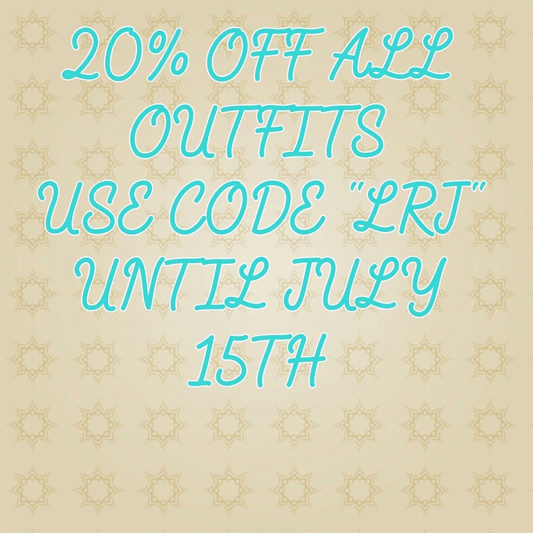 20% OFF ALL OUTFITS