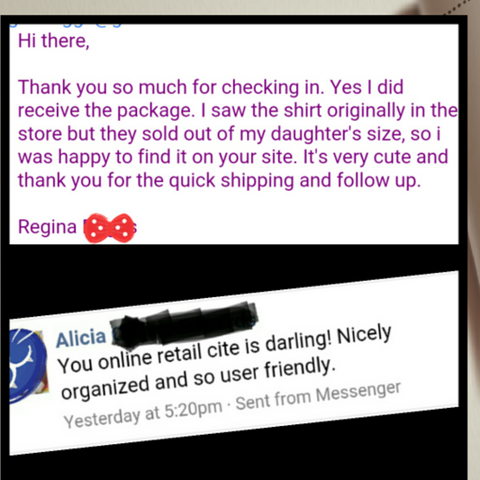 Customer reviews. Thank you ladies