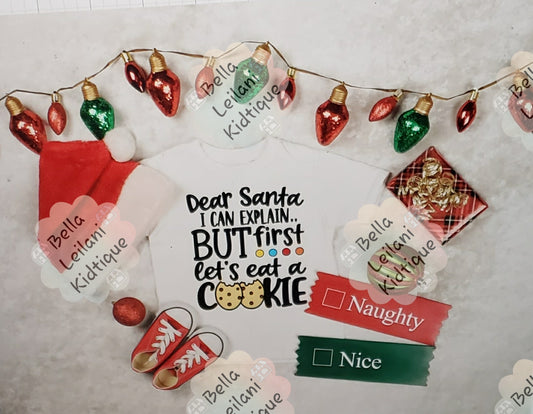 Dear Santa-cookie